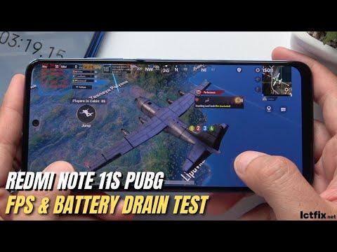 Xiaomi Redmi Note 11s PUBG Gaming test | Helio G96