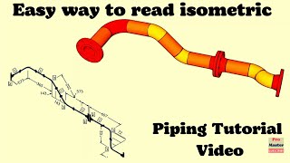 Piping Tutorial Video, #piping, #isometrics #drawings