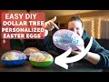 Easter Crafting Made Easy: Dollar Tree Personalized Easter Egg in Minutes