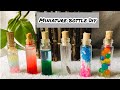 Miniature bottle decor /  bottle craft / bottle decor idea / Homeo bottle decor /