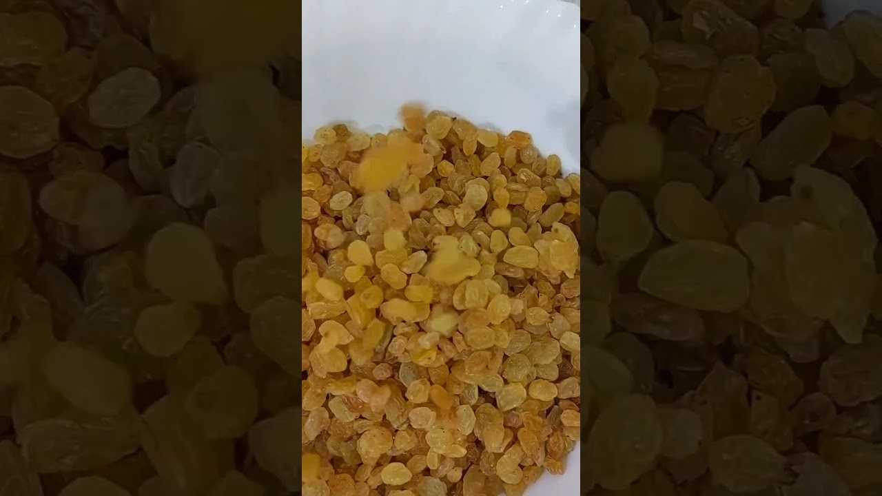 Dropping gold raisins