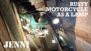 RUSTY MOTORCYCLE AS A LAMP by JENNI.SWISS 2,816 views 3 years ago 6 minutes, 53 seconds