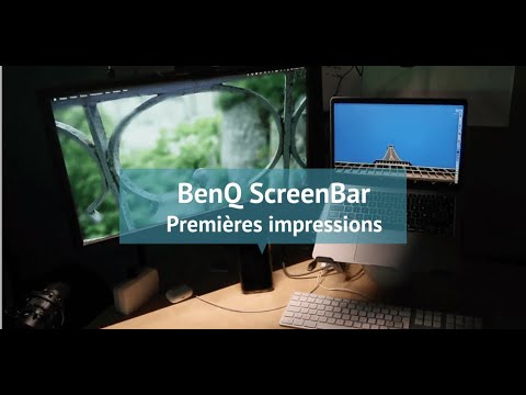 BenQ ScreenBar Plus : la lampe de bureau LED pour écran PC