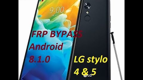 LG Stylo 4 FRP Bypass Lg Stylo 5 Google Account lock Remove Android 8.1.0 | WB Channel 5