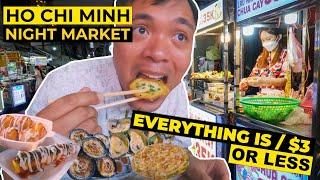 EXTREME Night Market Feast Ho Chi Minh City 🇻🇳 Saigon Vietnam Ho Thi Ky Night Market $20 BUDGET 2022