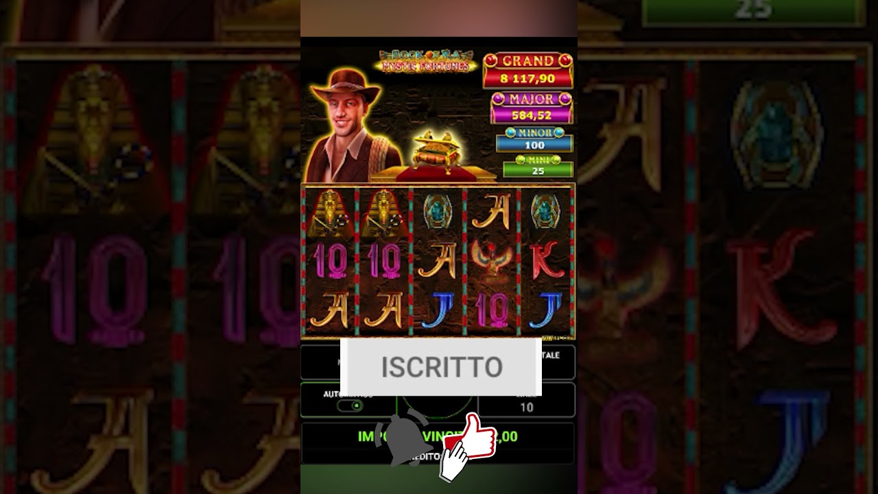 VINCITA MEGA SU BOOK OF RA MYSTIC FORTUNES😱SLOT MACHINE ONLINE 