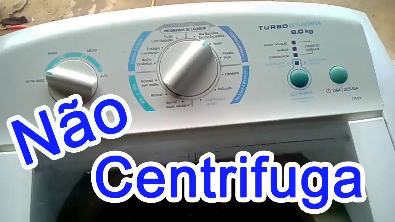 Electrolux LTE09 Não Centrifuga como resolver !!! - YouTube