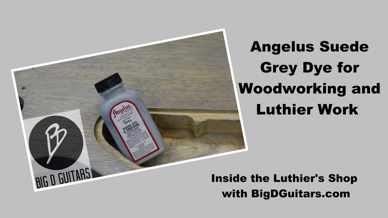 Angelus Suede Grey Dye for Woodworking and Luthier Work 