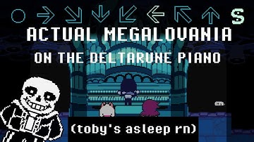 Actually Playing Megalovania On The Deltarune Piano cause toby
