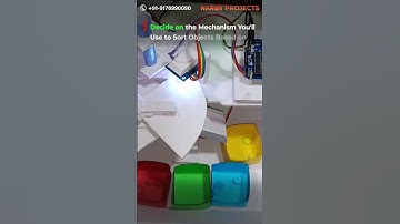 Color Sensor based Product Sorting Machine Project