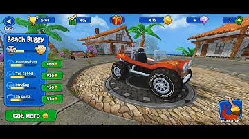 BEACH BUGGY RACING  = MOBILE GAMEPLAY WALKTHROUGH - ~~COCONUT CUP-- PART-  6 RACE 》》》6