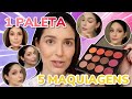 5 OPÇÕES DE MAQUIAGEM COM A PALETA CORES LF PRO - Laura Kuczynski