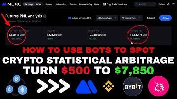 Turning $500 To $7,850 with Statistical Arbitrage Ai Bots - SECRET STRATEGY