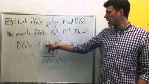 §3.4 Video 2: Special Cases of the Chain Rule