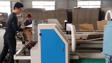High Speed Folder Gluer with Auto Bundle Machine