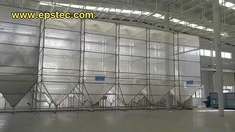 Automatic EPS silo system | EPS aging silo for EPS block production line