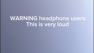 WARNING headphone users￼