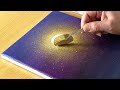 Moonlight Scenery / Acrylic Painting for Beginners / STEP by STEP #264