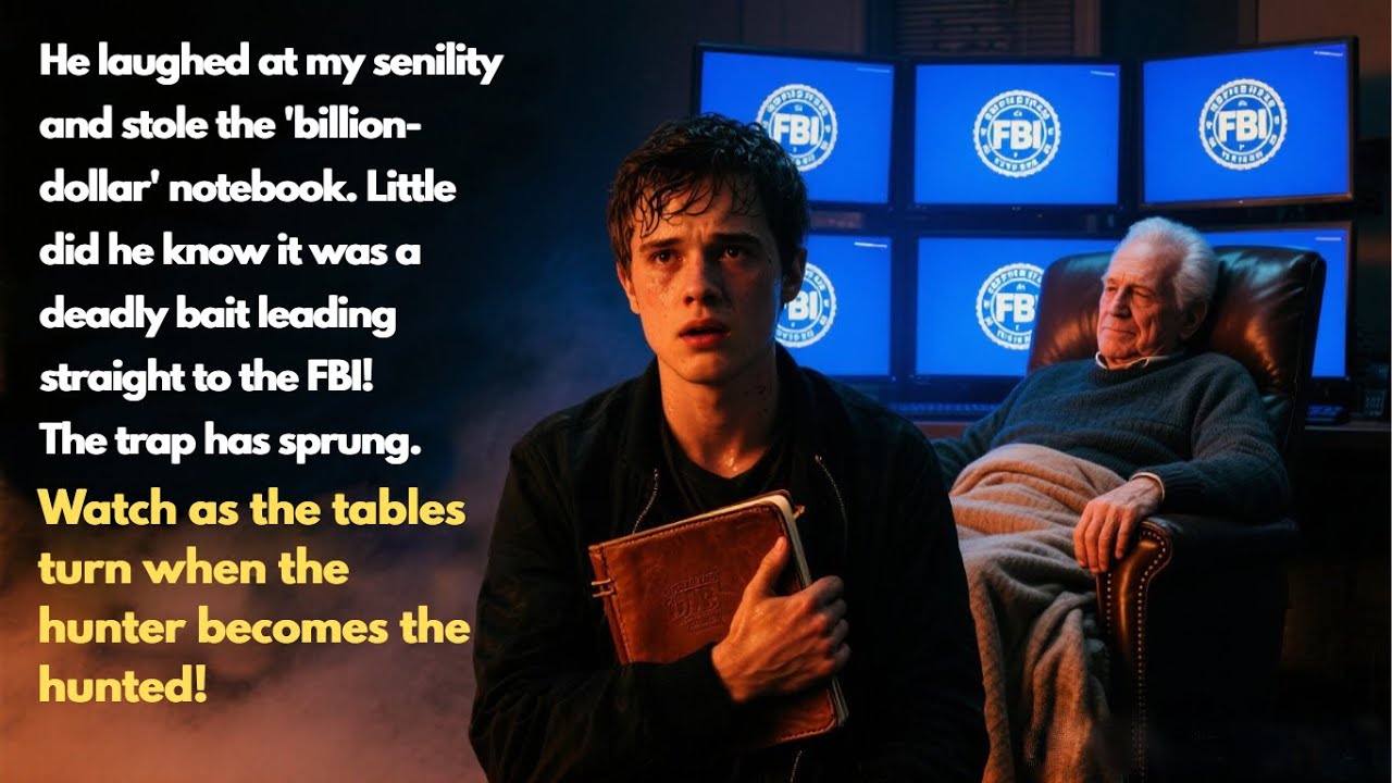 He Thought I Was Senile And Stole My "Secret Ledger." He Didn't Know It Was A Trap For The FBI.