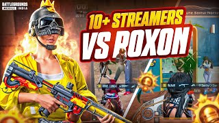 10 Streamers Vs Roxon Streamers Teammates Called Me Sus On Live Bgmi