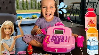 Kız Oyunlarıada Market Kurduevci̇li̇k Oynadikbaby Dolls Eğitici Video,Barbie Video