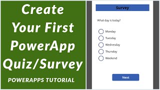 Learn How to Create PowerApp Quiz/Survey screenshot 3
