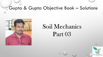 G&G Objective Book - Soil Mechanics- Part 03 #tnpscae