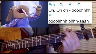 Video thumbnail of "Learn How to Play Don't You Worry About a Thing from Sing! on Guitar - Free Lesson!"