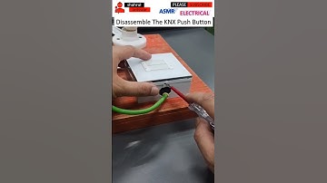 ASMR Disassemble The KNX Push Button | ASMR Electrical #asmr #electrical #homeautomation #knx