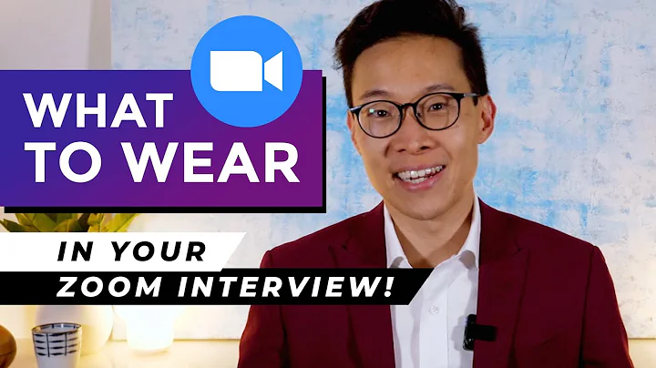 What to wear for your ZOOM INTERVIEW