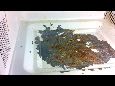 Облезла эмаль в микроволновой печи