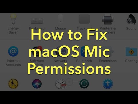 「いいえ」と言った場合に、Discordやその他のアプリを使用してmacOSのマイク権限を修正する方法