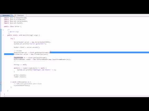 Java - Client erstellen (Socket) Chat #2 [TuTCube] [GER]