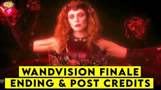 Wandavision Finale Ending & Post Credits Explained || ComicVerse