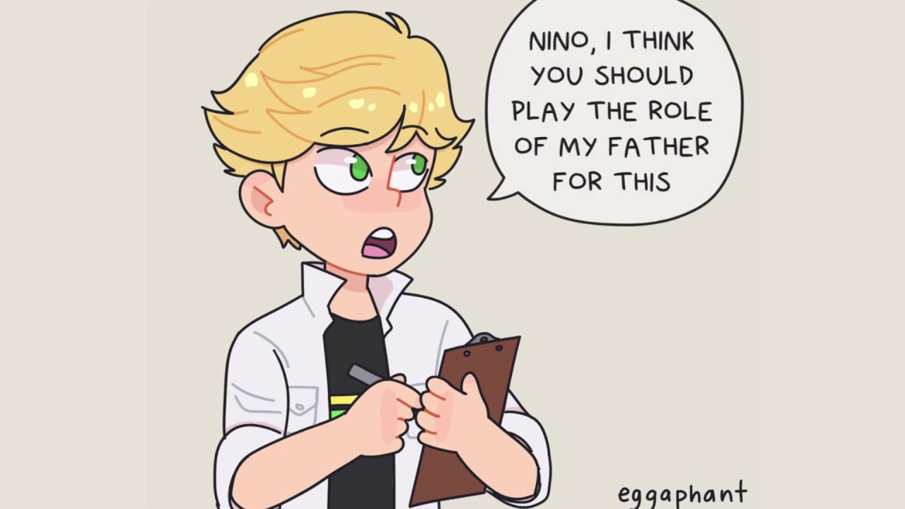 Nino as Adrian's Father [Miraculous LadyBug Comic Dub] - YouTube