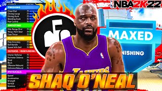 How to make Shaq ONeal EXACT build on NBA 2K22 Best Center build on NBA 2K22