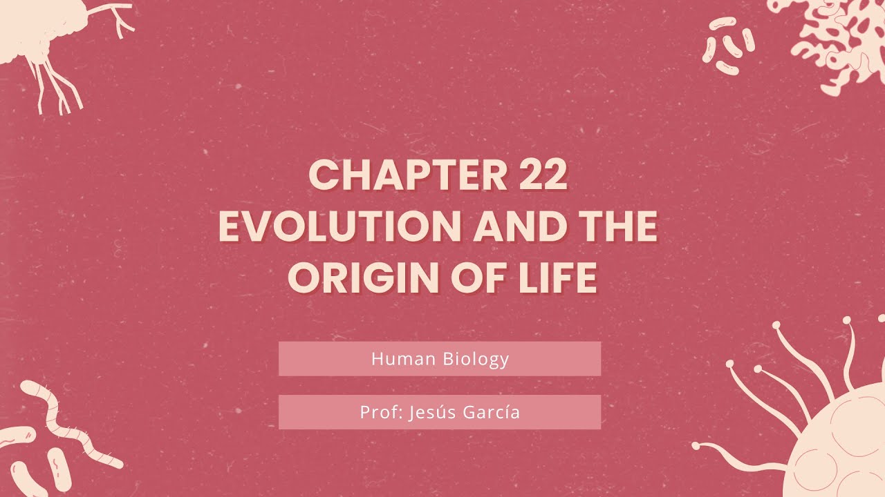 Chapter 22 - Evolution and the Origin of Life - YouTube