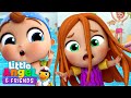 Play Nice at the Pool | Baby John&#39;s Healthy Habits Song | Little Angel And Friends Kid Songs