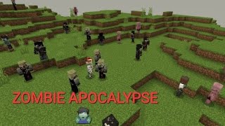 Мод на Zombie Apocalypse для Minecraft Bedrock.(True Survival - Zombie Apocalypse)
