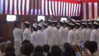 海上自衛隊横須賀教育隊修業式