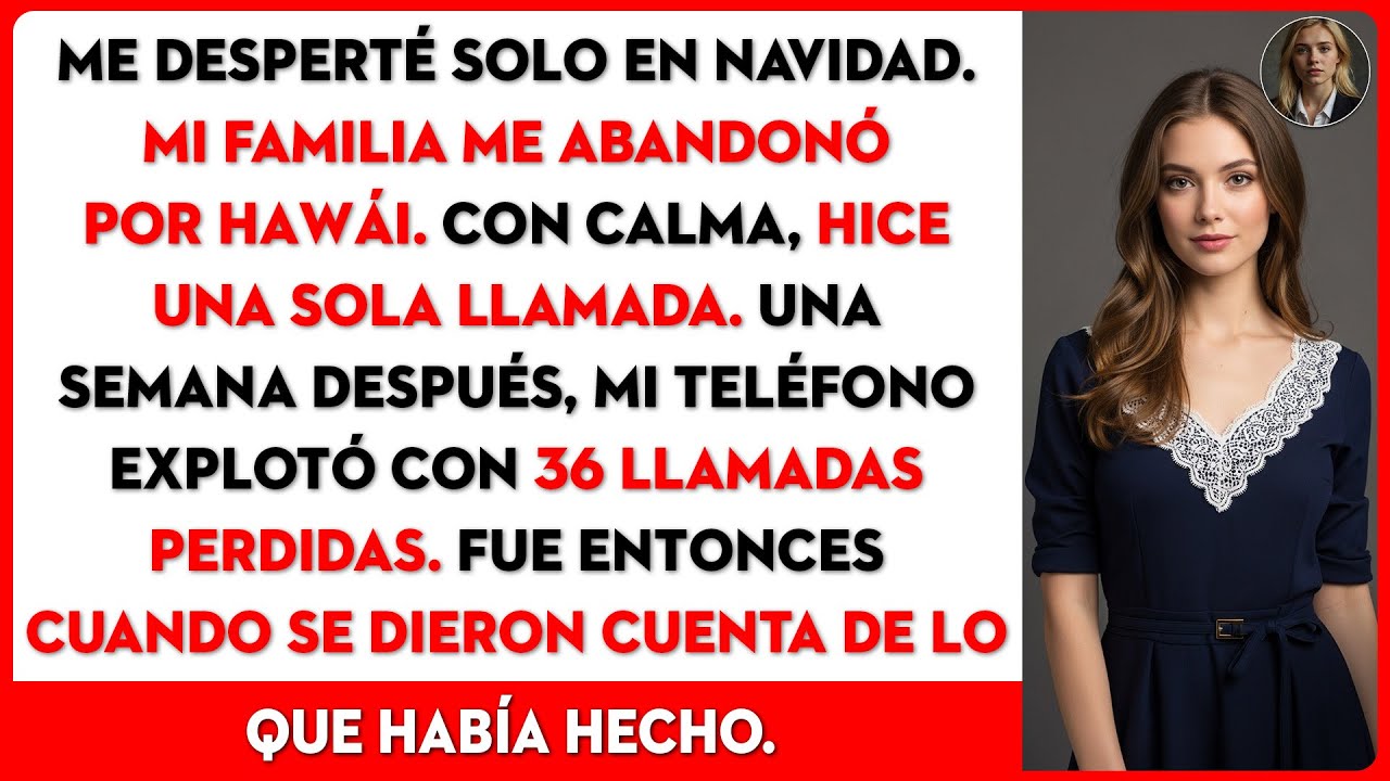 Desperté en Navidad en una casa vacía. Mis padres y mi hermana se fueron a Hawái sin mí.