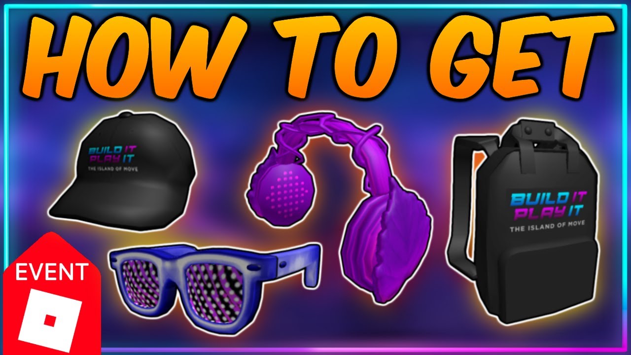 Open How To Get Free Headphones Shades Hat Backpack Staff Crystal Companion Roblox Event Youtube - roblox build it play it items