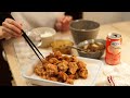 唐揚げご飯を食べてお腹も心も満たす1日