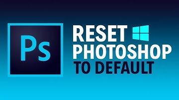 How to Reset Photoshop । Reset Photoshop to Default Settings