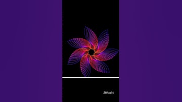 Python Turtle Graphics Animation 🫡 - leaf circle #python #shorts