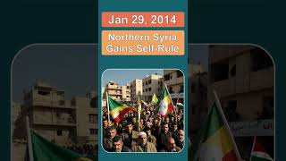 January 29 - Northern Syria Gains Self-Rule on this day #Shorts