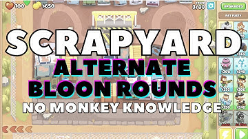 Scrapyard BTD6 Alternate Bloons Rounds with No Monkey Knowledge