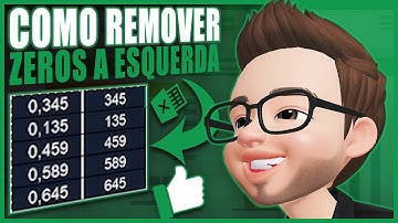 Como REMOVER ZEROS A ESQUERDA no Excel | SIMPLES e RÁPIDO