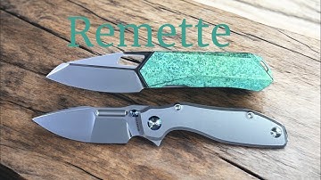 “Stellar EDC Knives” Remette Woodpecker & Remette TwoFace 