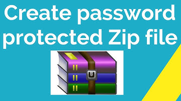 How to create password protected Zip file or folder ?